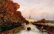Alexey Bogolyubov View to Michael's Castle in Petersburg from Lebiazhy Canal oil painting artist